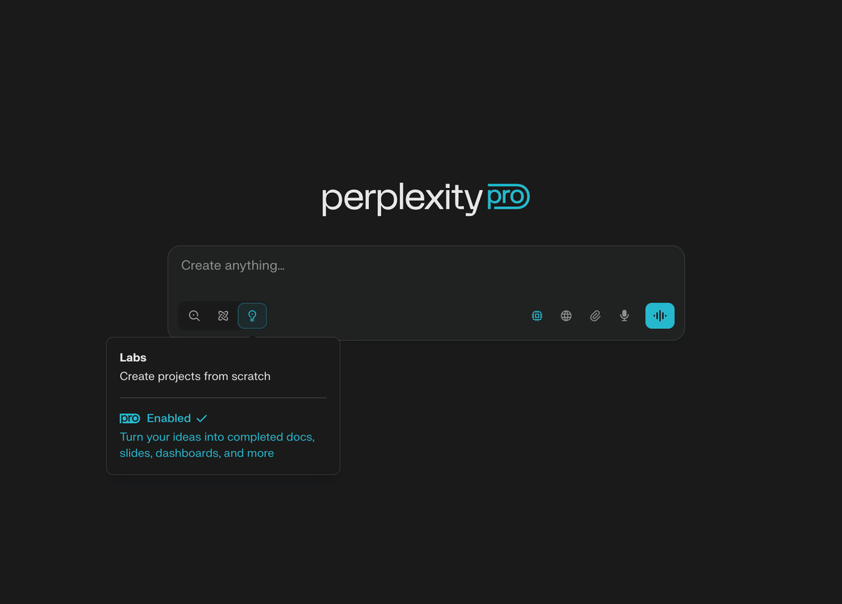Perplexity Labs automatise les rapports professionnels