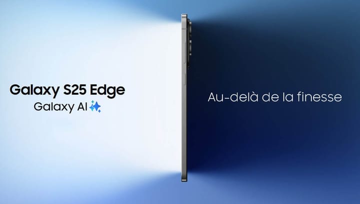 Galaxy S25 Edge : l'ultra-finesse redéfinit le premium