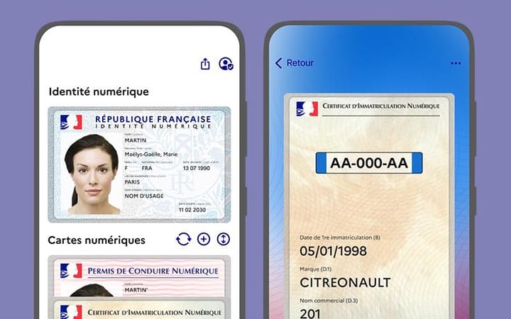 La carte grise débarque sur smartphone : France Identité s'étoffe