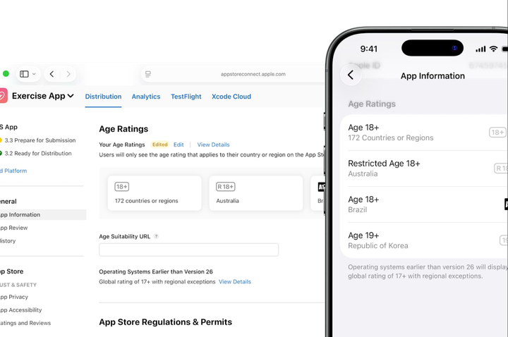Apple refond ses classifications par âge sur l'App Store